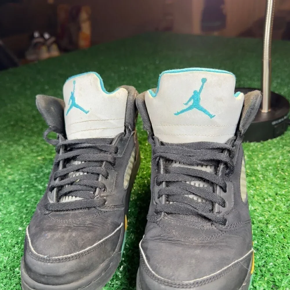 JORDAN 5 RETRO AQUA GS - Kids Sneakers Shoes - SIZE 3Y